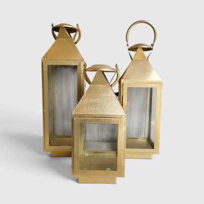 Metal Lamp set of 3