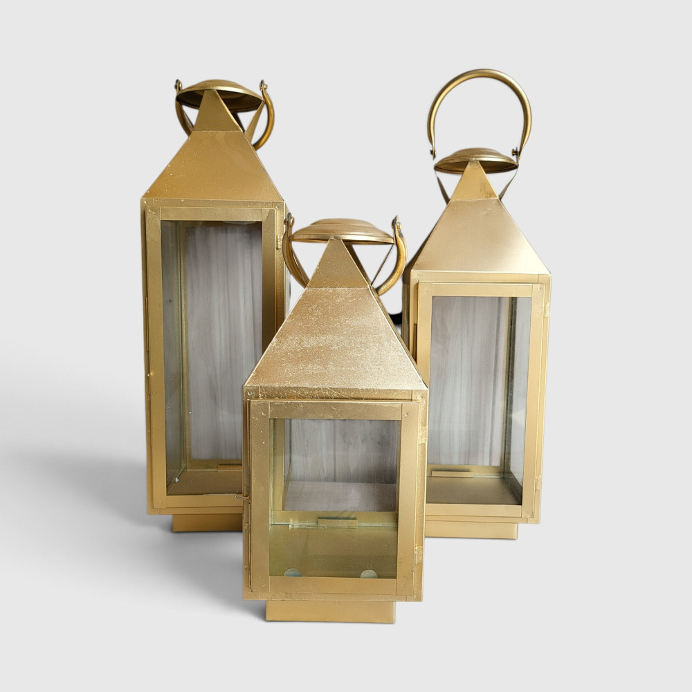 Metal Lamp set of 3