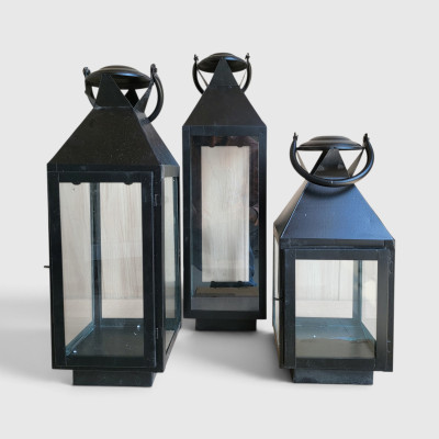 Metal Lamp set of 3