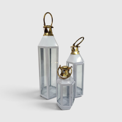 Metal Lamp set of 3