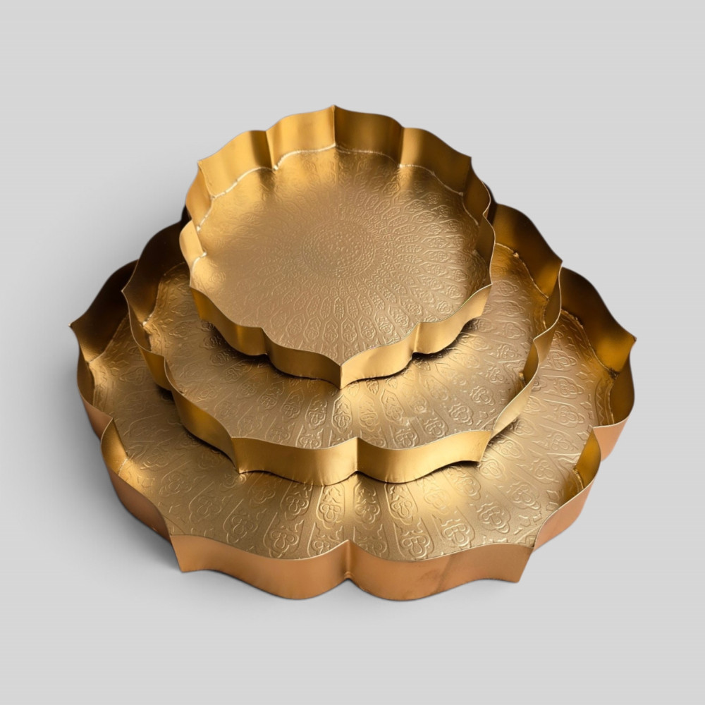 Metal urli set of 3
