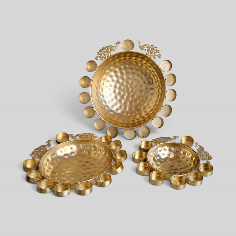 Metal urli set of 3