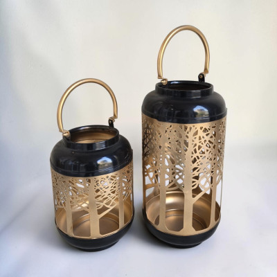 Metal Vase Set of 2