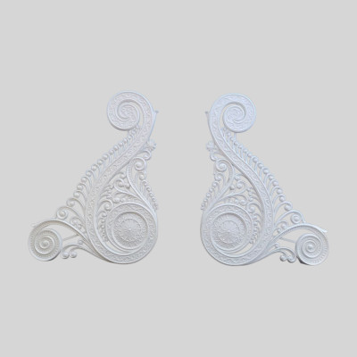 Fiber panels set of 2