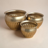 Metal planter set of 3
