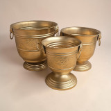 Metal planter set of 3