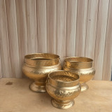 Metal planter set of 3