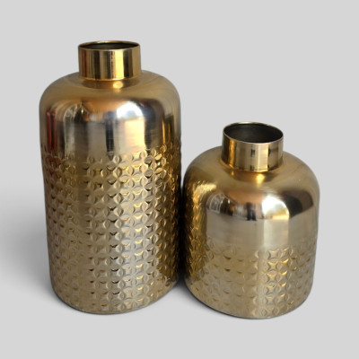 Metal vase