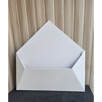 Wooden envelope entry board