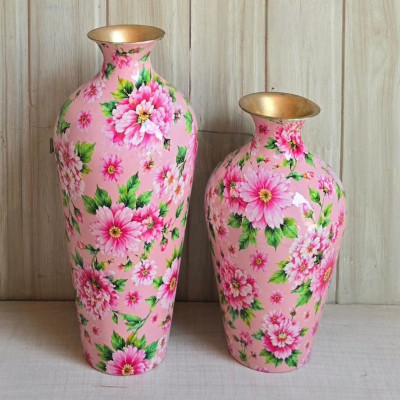 Metal vase Printed