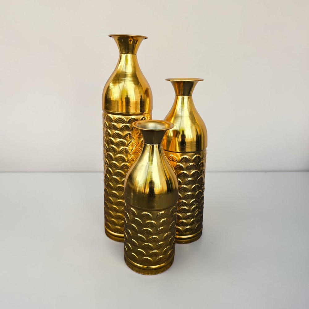 Metal vase Set Of 3