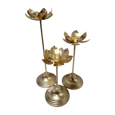 Lotus stand set of 3