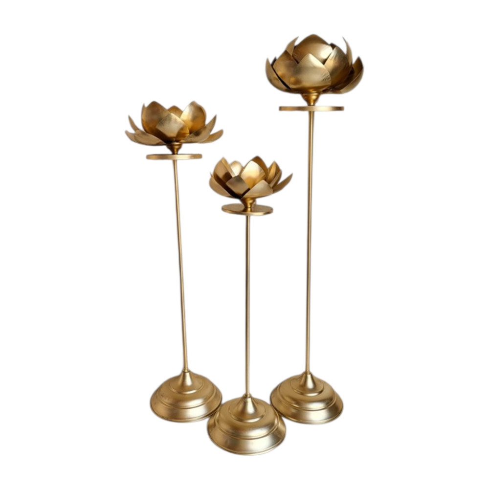 Lotus stand set of 3