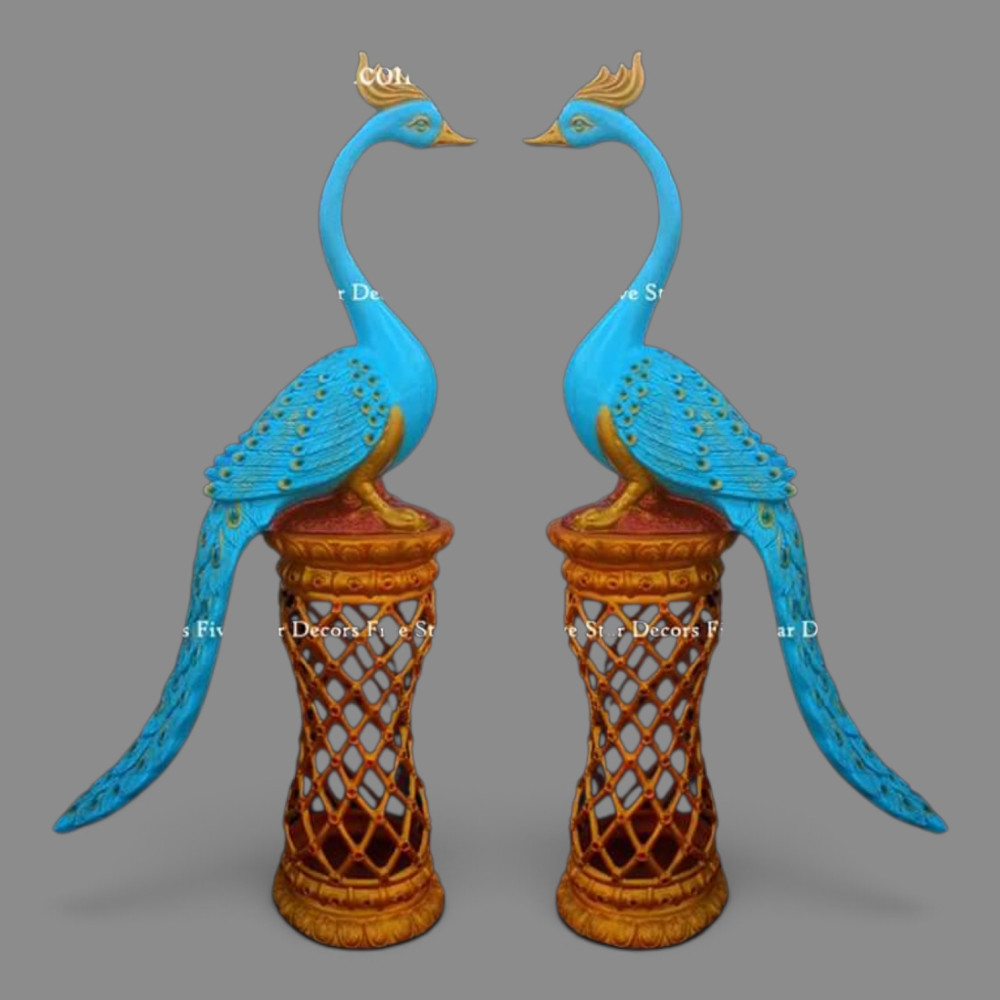 Fiber bird set of 2