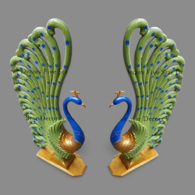 Fiber bird set of 2