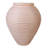 Fiber pot with lining